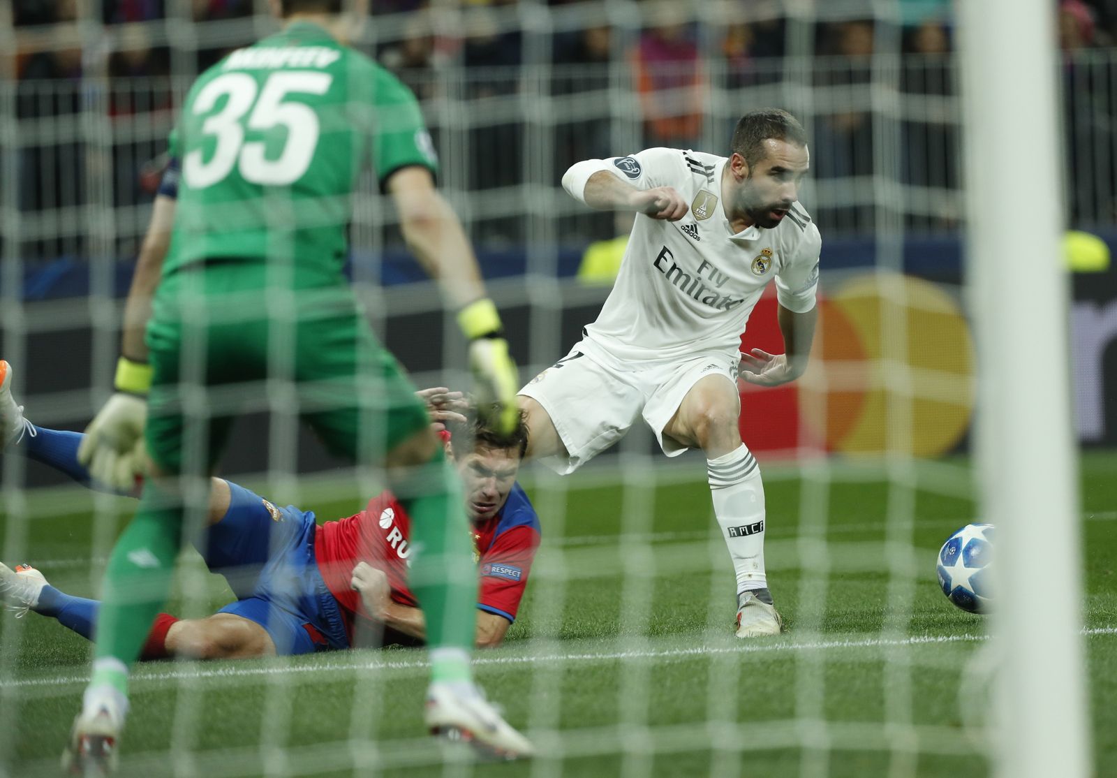 El CSKA de Moscú-Real Madrid, en imágenes