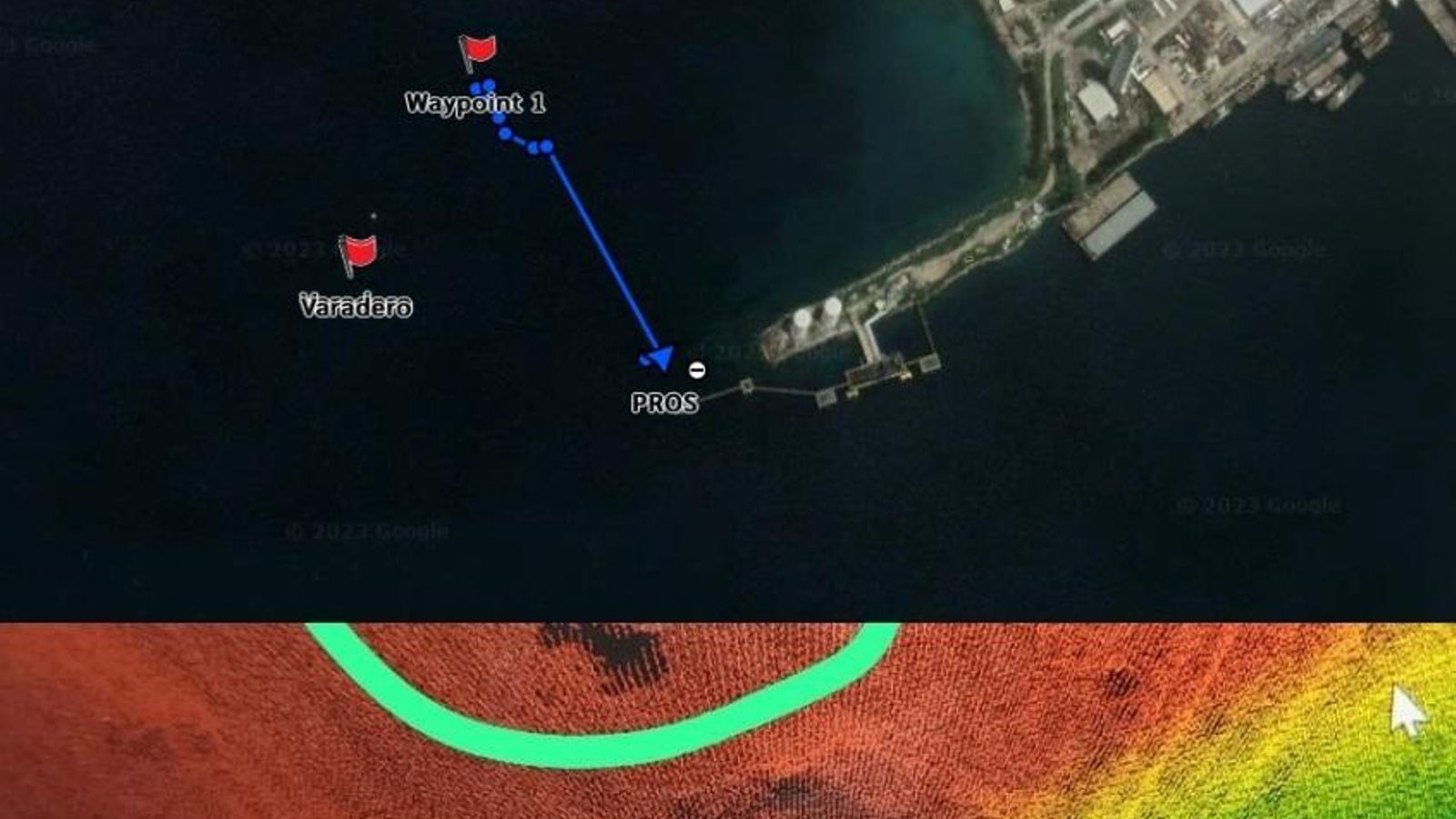 Lugar donde fue visto por última vez el Pros