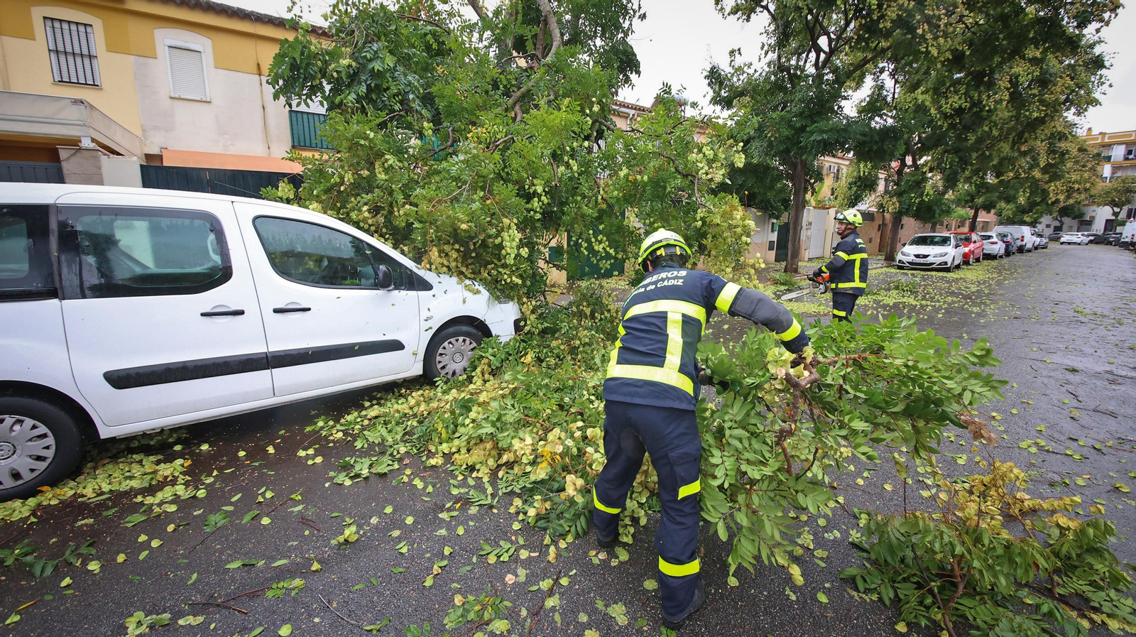 Inundaciones y destrozos en Jerez por el temporal