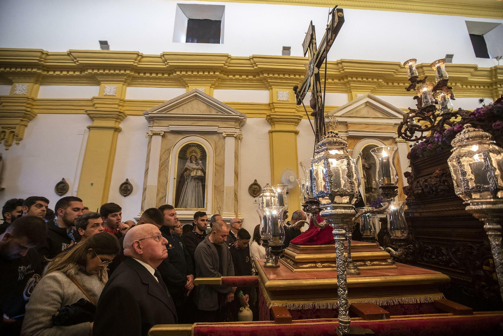Vera Cruz, las imágenes de un Miércoles Santo frustrado