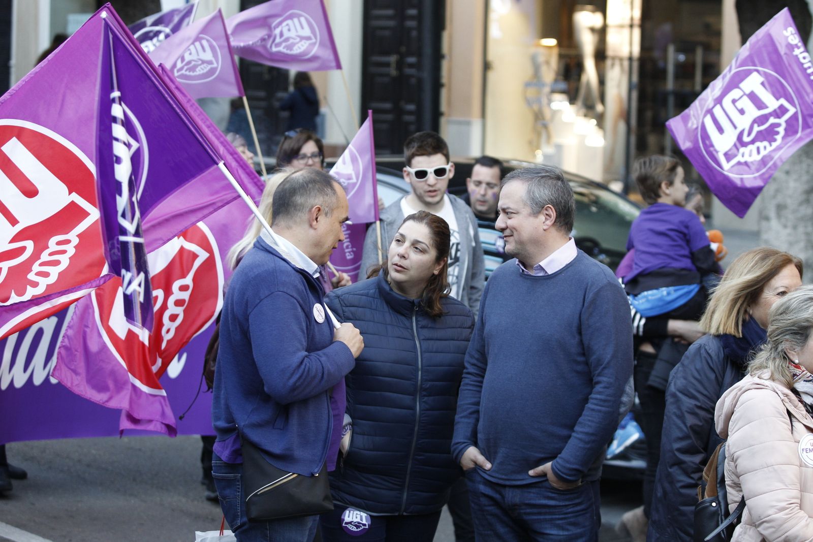 Fotogalería manifestación Día Internacional de la Mujer