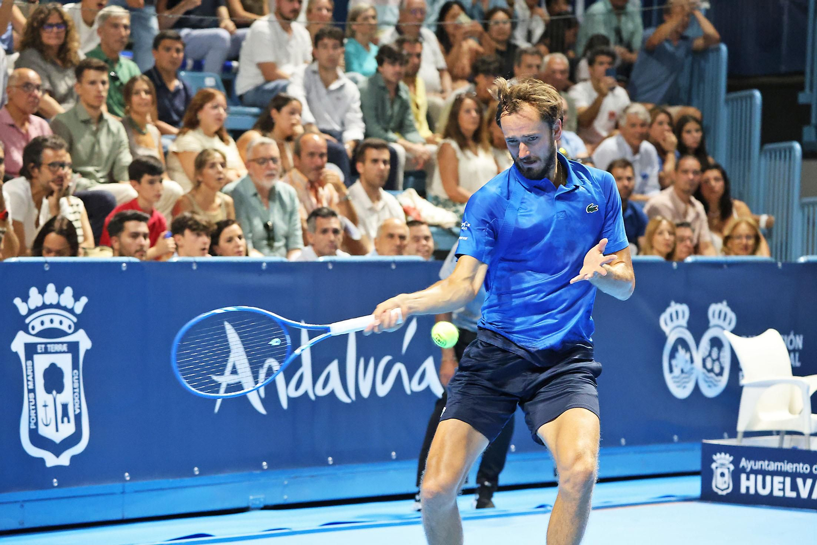 Imágenes de la final masculina de la Copa del Rey de tenis entre Daniil Medvedev y Alejandro Davidovich