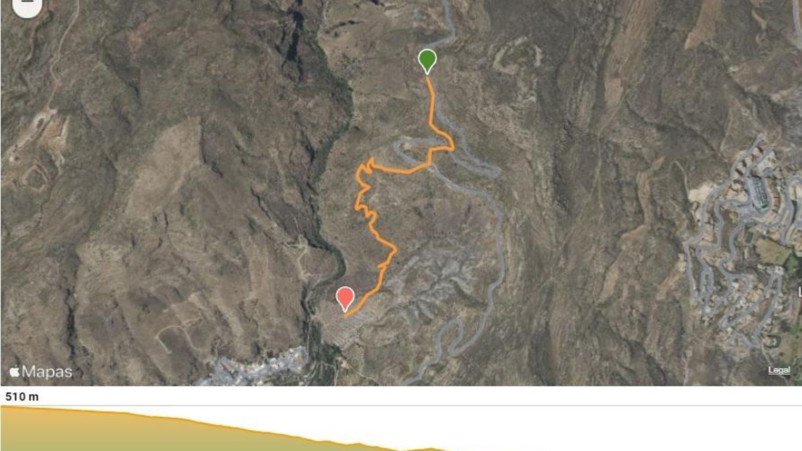 Recorrido de la prueba de ciclismo BTT que tendrá lugar en Vícar