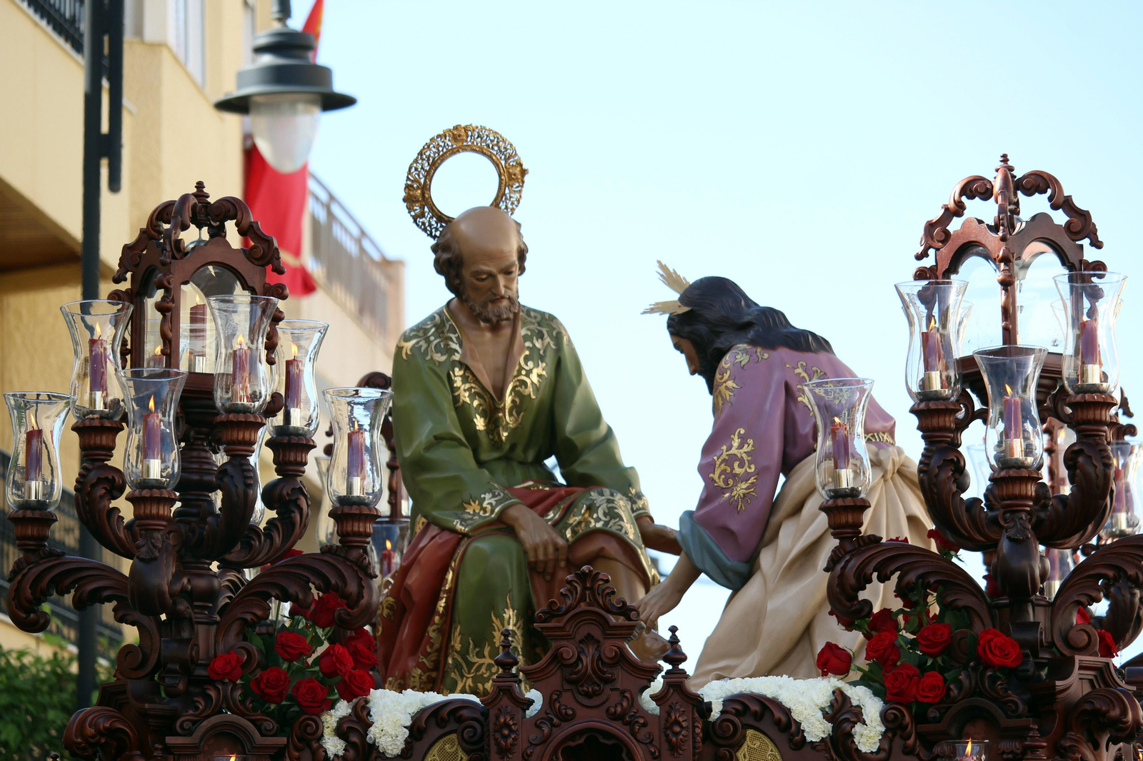 Las imágenes de la Subida de Jesús y la procesión del Viernes Santo por la mañana en Vera
