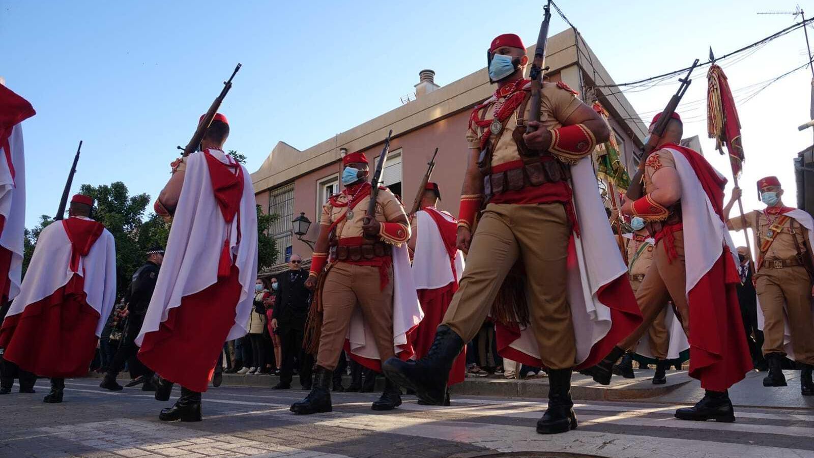 Escuadrón de regulares del traslado del cautivo.