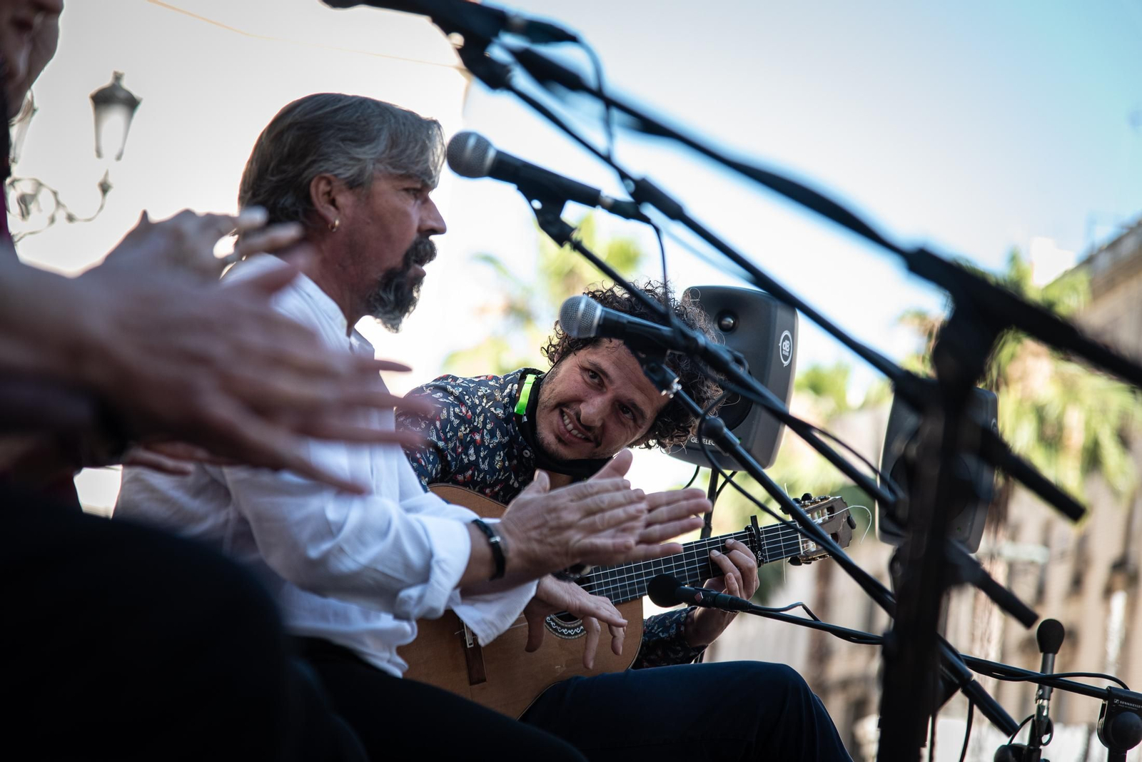 Imágenes de la peña La Soleá en el festival flamenco Ciudad de Huelva