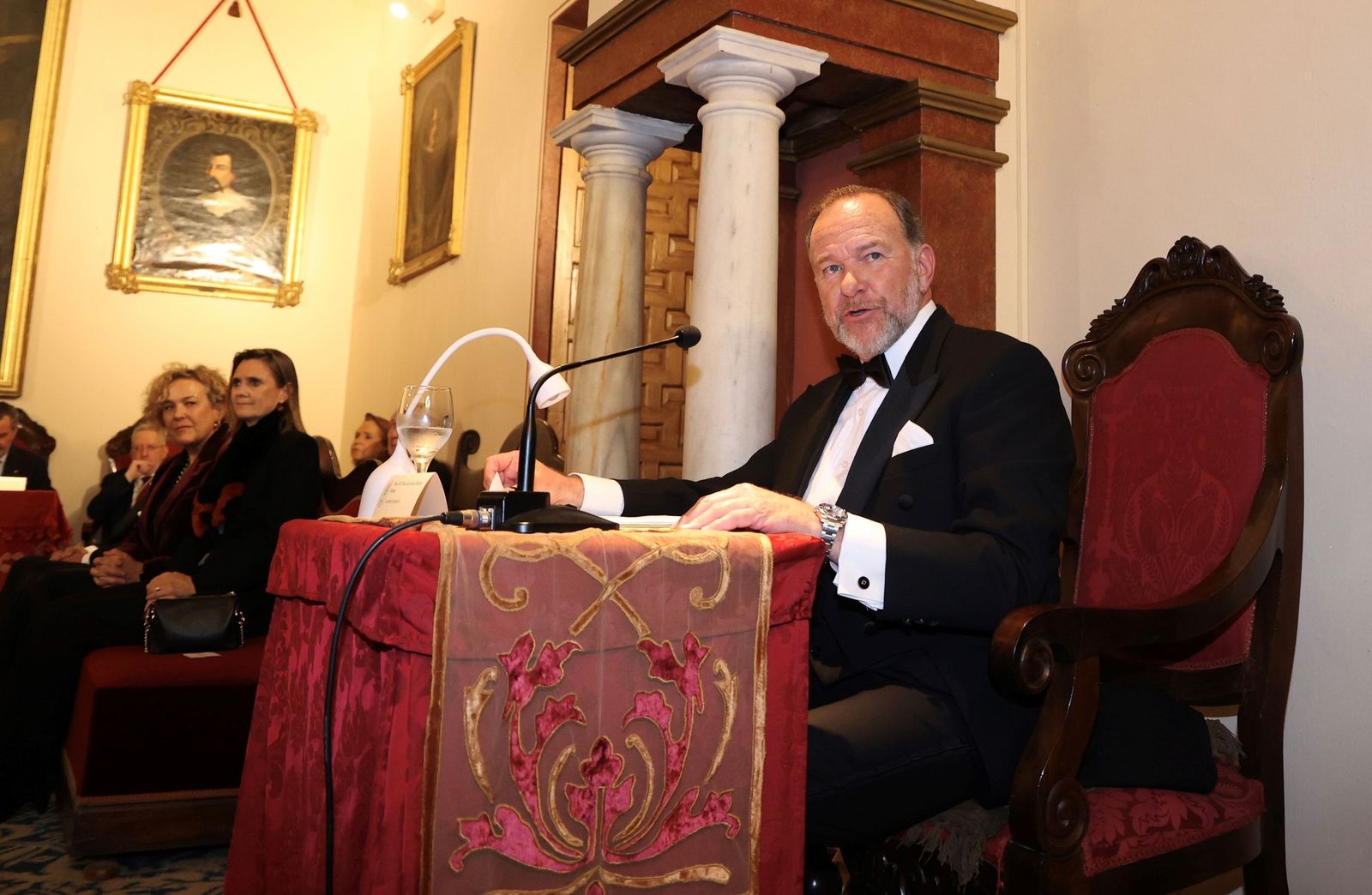 José Luis García-Palacios, presidente de Caja Rural y ya académico de Ciencias Sociales y del Medio Ambiente de Andalucía.