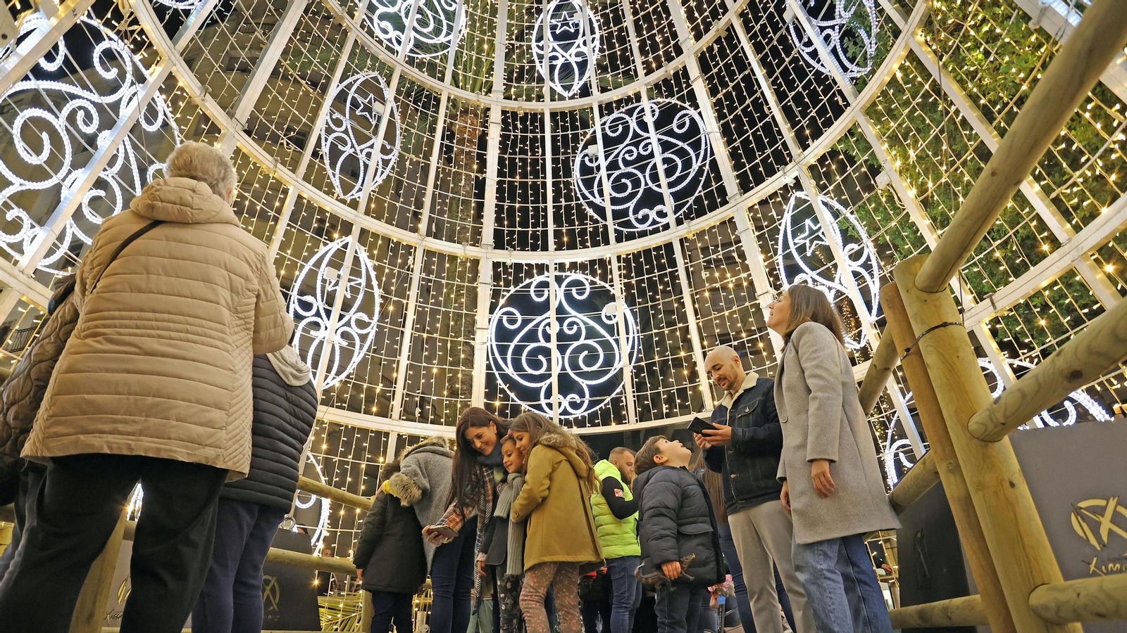 Inauguración del alumbrado de Navidad en Jerez
