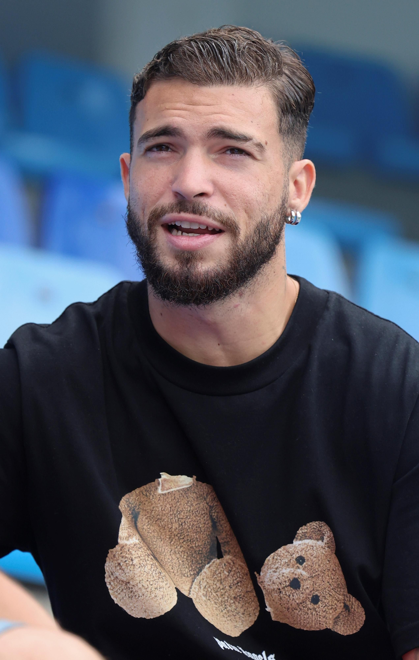 Dani Sánchez, durante la entrevista.
