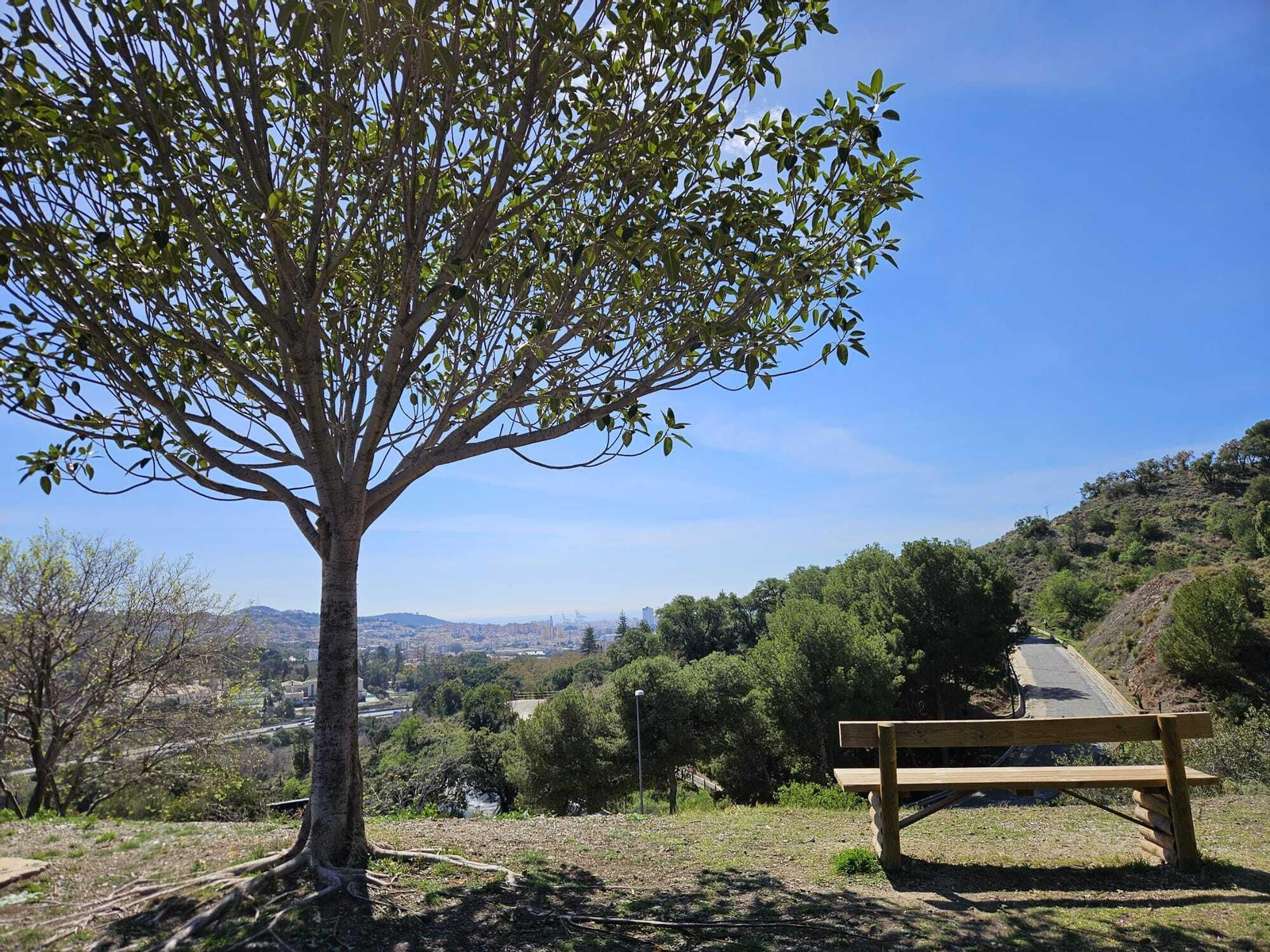 La ruta de la Presa del Limonera, un de las que mejores vistas da de Málaga