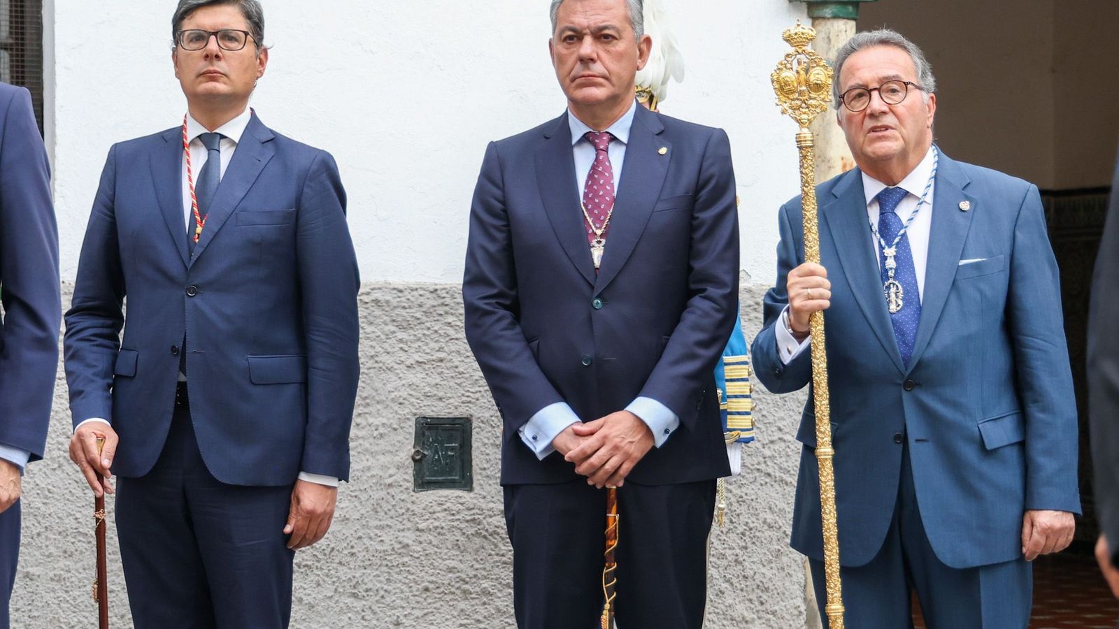 Sanz y el hermano mayor de la Hiniesta, Nicolás de Alba, este pasado viernes