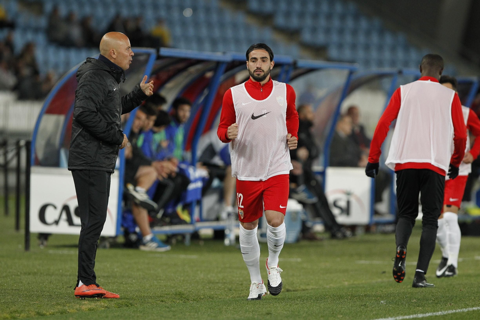 Chuli, durante su etapa en el Almería.