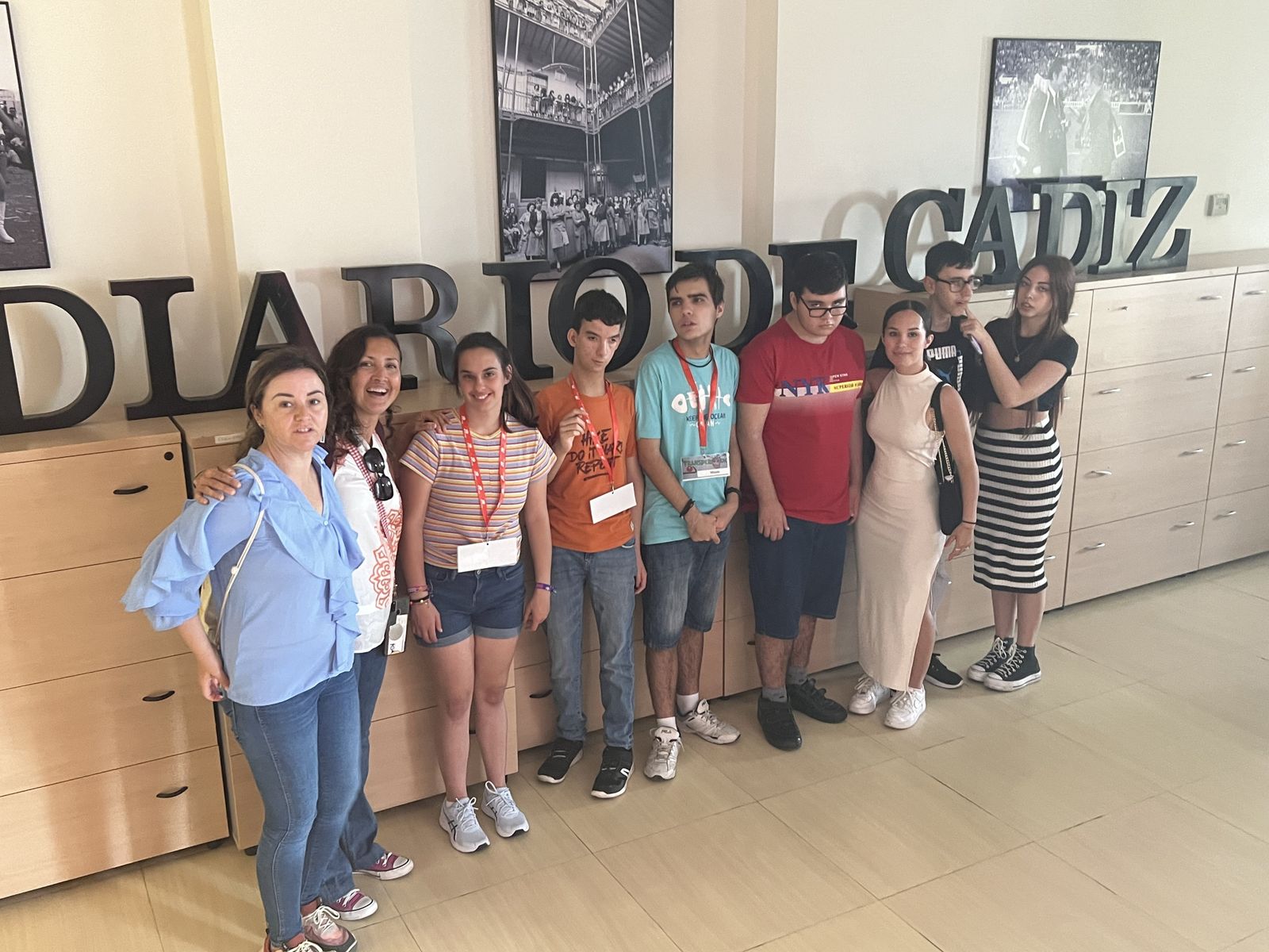 El colegio Upace de San Fernando visita Diario de Cádiz