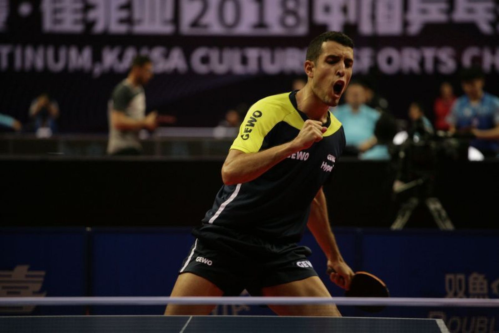 Robles, durante uno de los partidos que disputó en el Open de China.