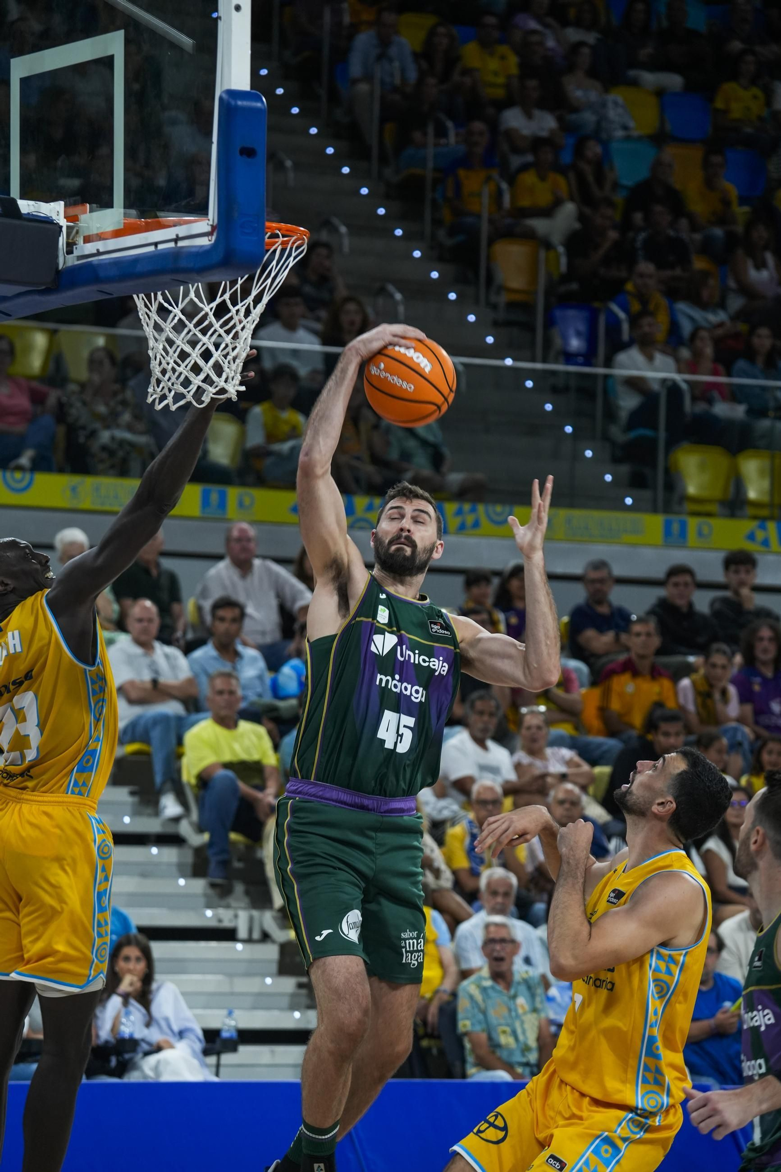 El Gran Canaria-Unicaja, en fotos