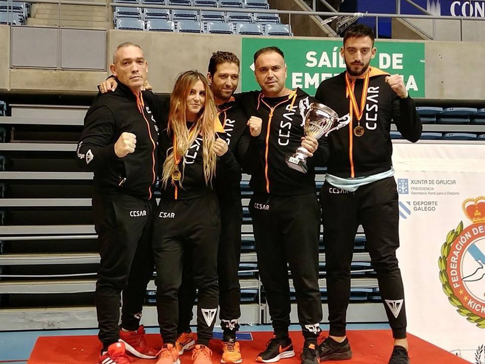 El CD César, subcampeón de España400 personas en la III carrera Aspapros