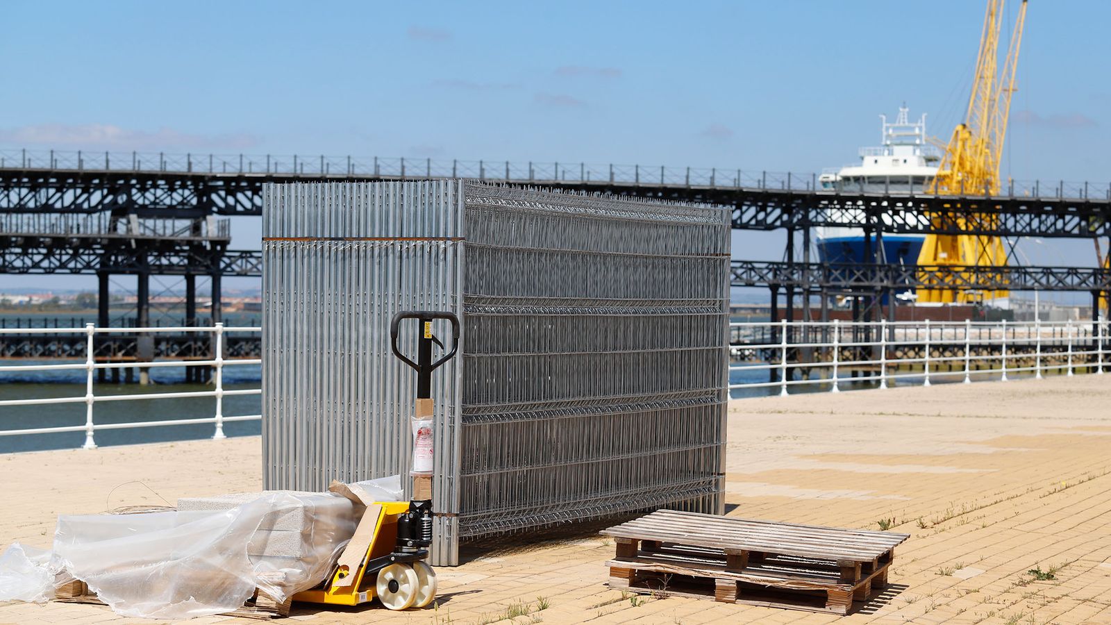 Las vallas impedirán el acceso a la zona de obras en los tres meses que durarán las mismas.