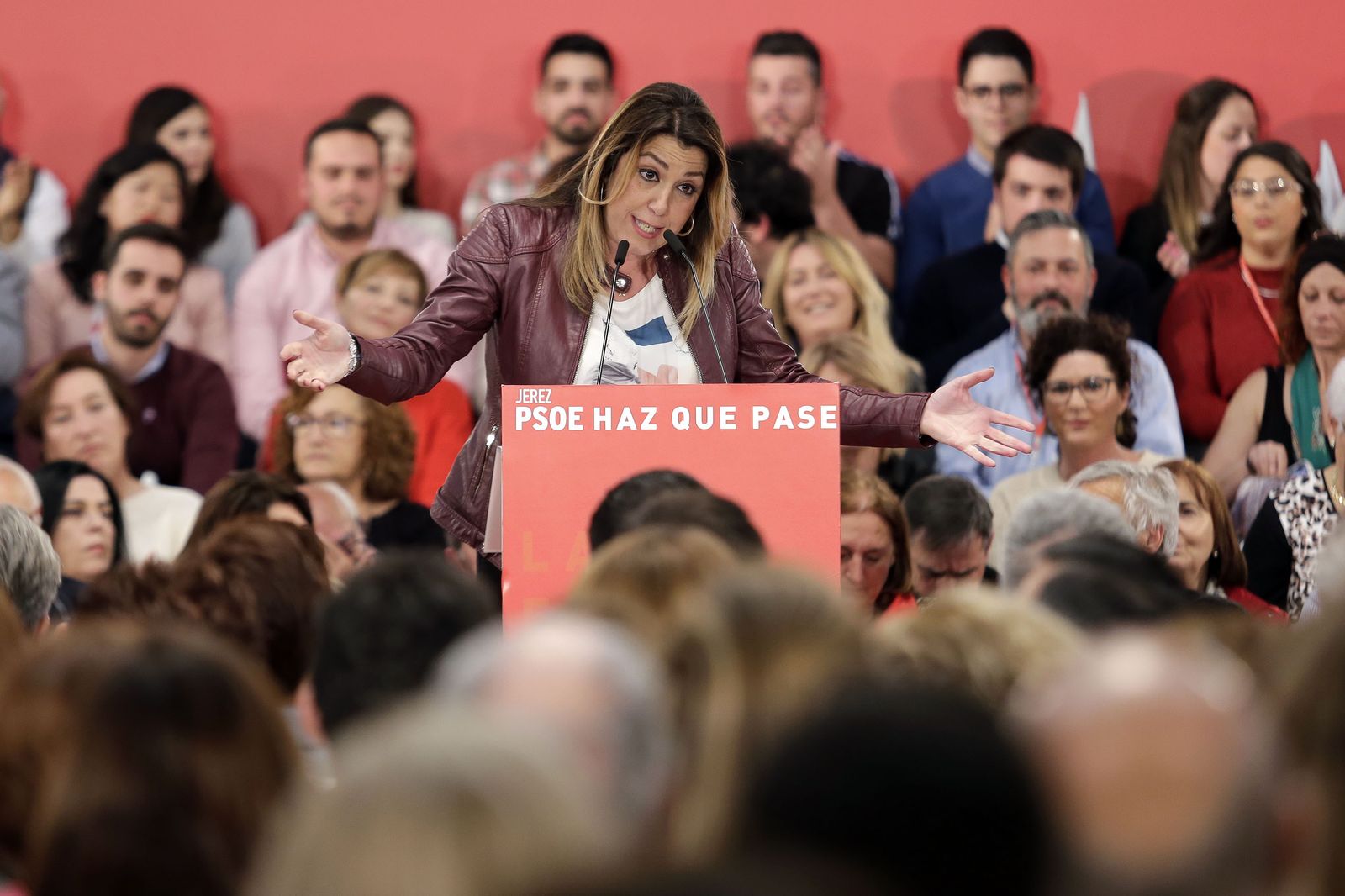 Mitin de Pedro Sánchez en Jerez