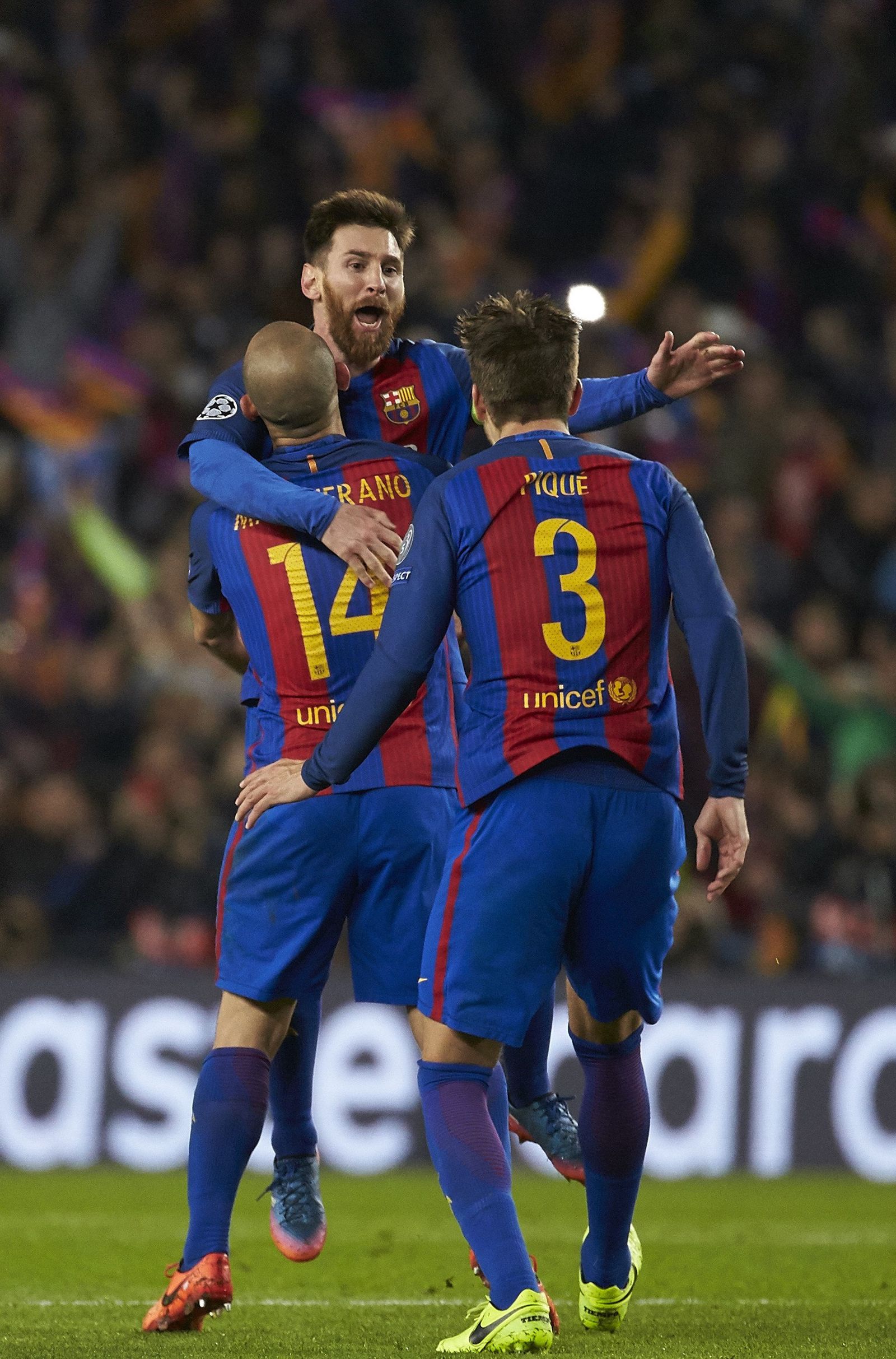 El Barcelona-PSG, en imágenes