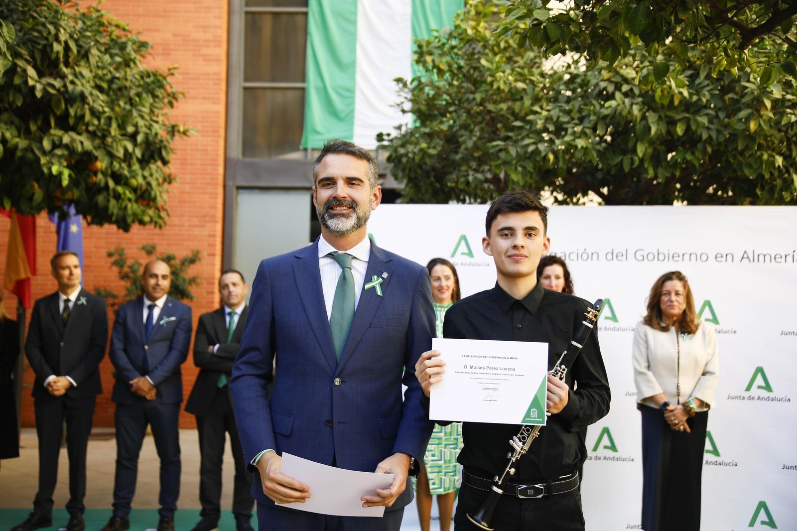 El día de la bandera de Andalucía celebrado en Almería, en imágenes