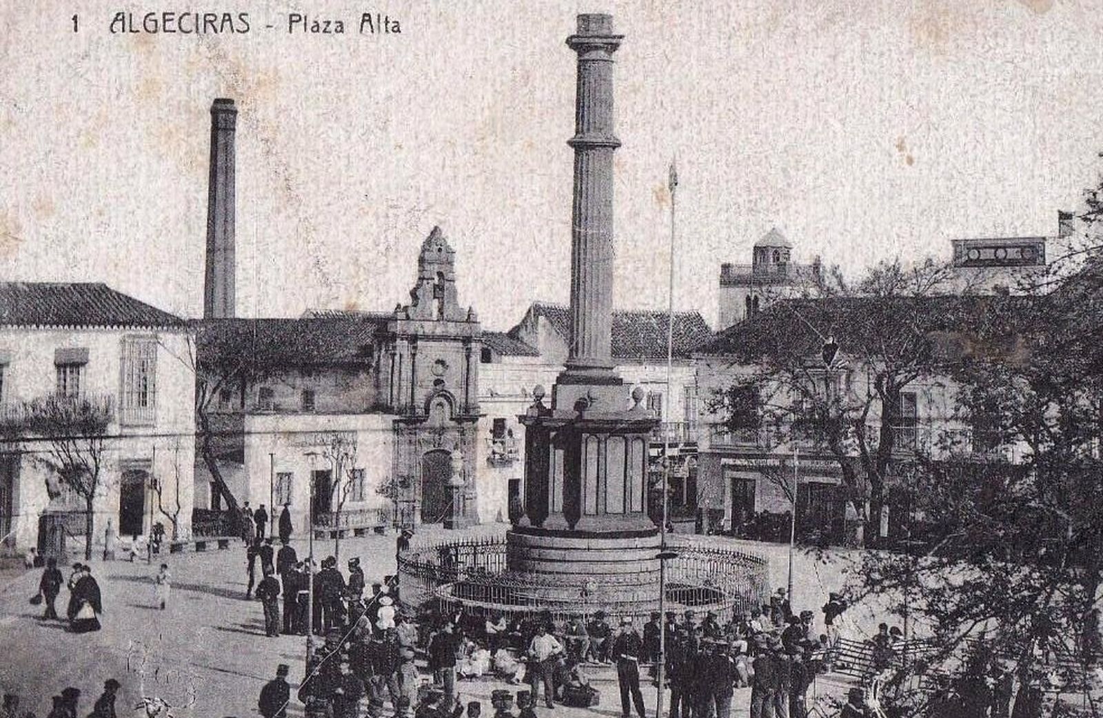 La Plaza Alta, hacia 1900.