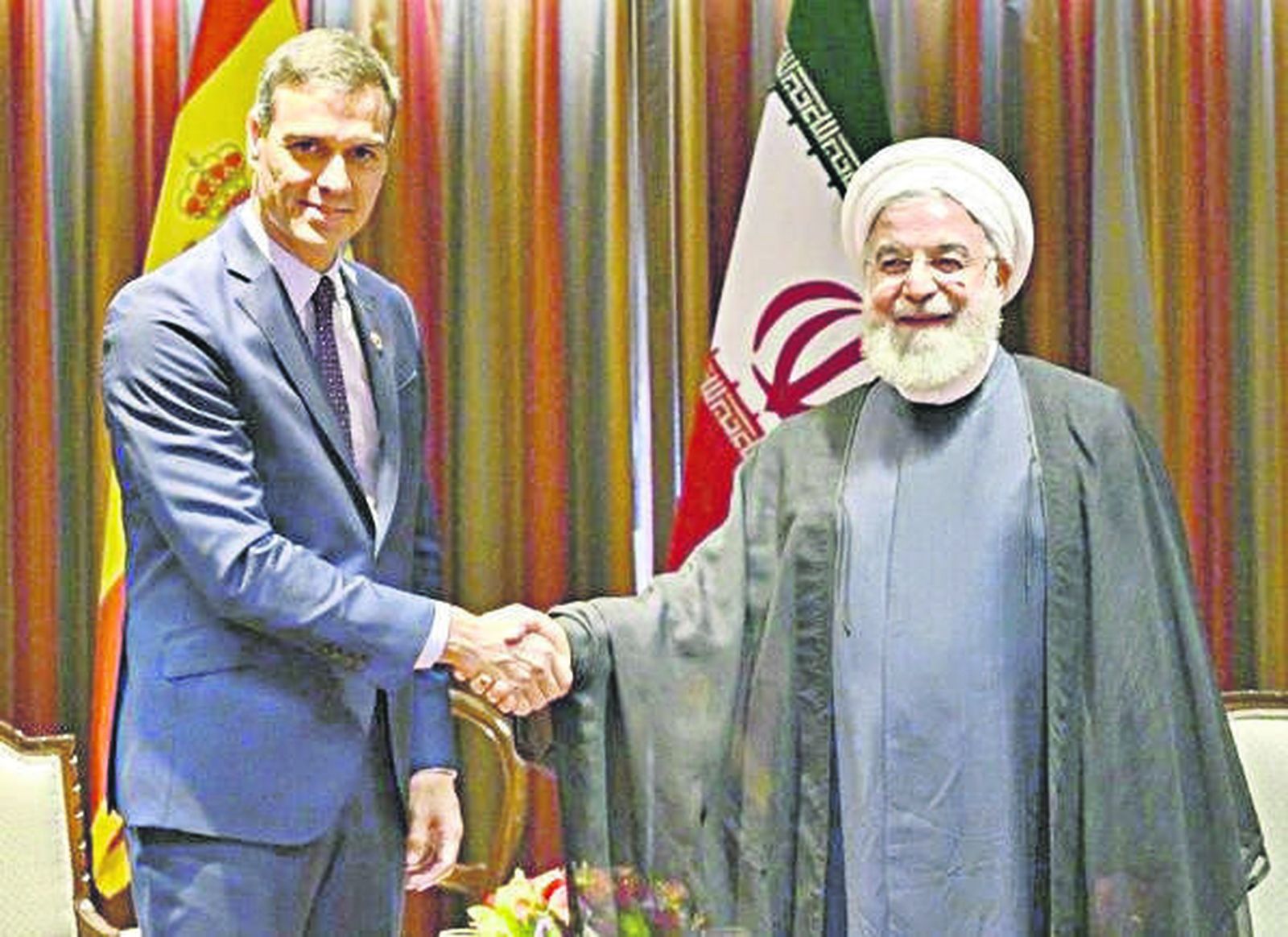 Sánchez con el Eje del Mal