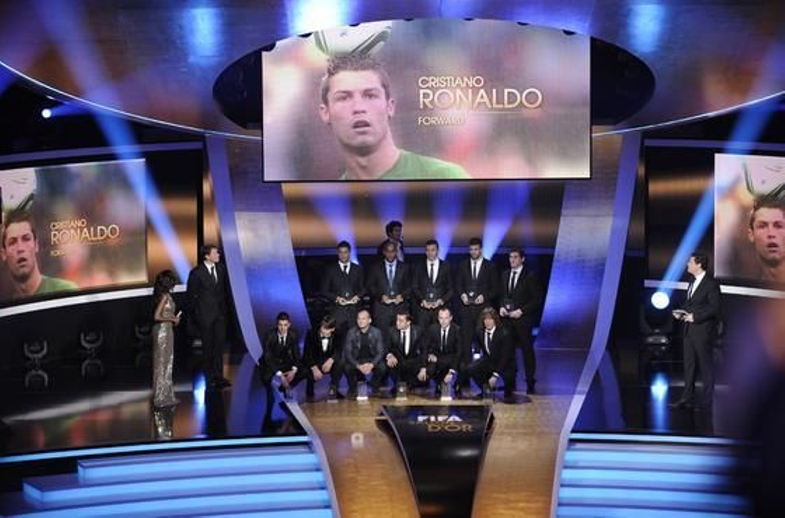 El once ideal de la FIFA.

Foto: AFP Photo