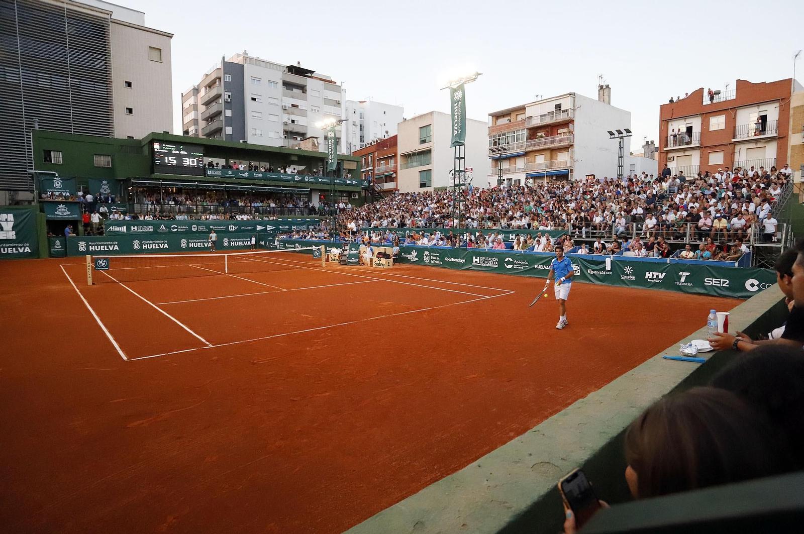 Copa del Rey de Tenis. Imágenes del gran ambiente en las semifinales