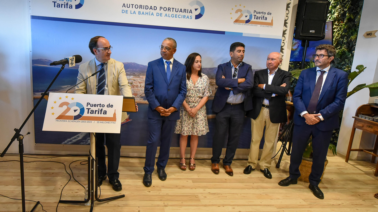 Celebración del 20 aniversario de la declaración como frontera Schengen del Puerto de Tarifa