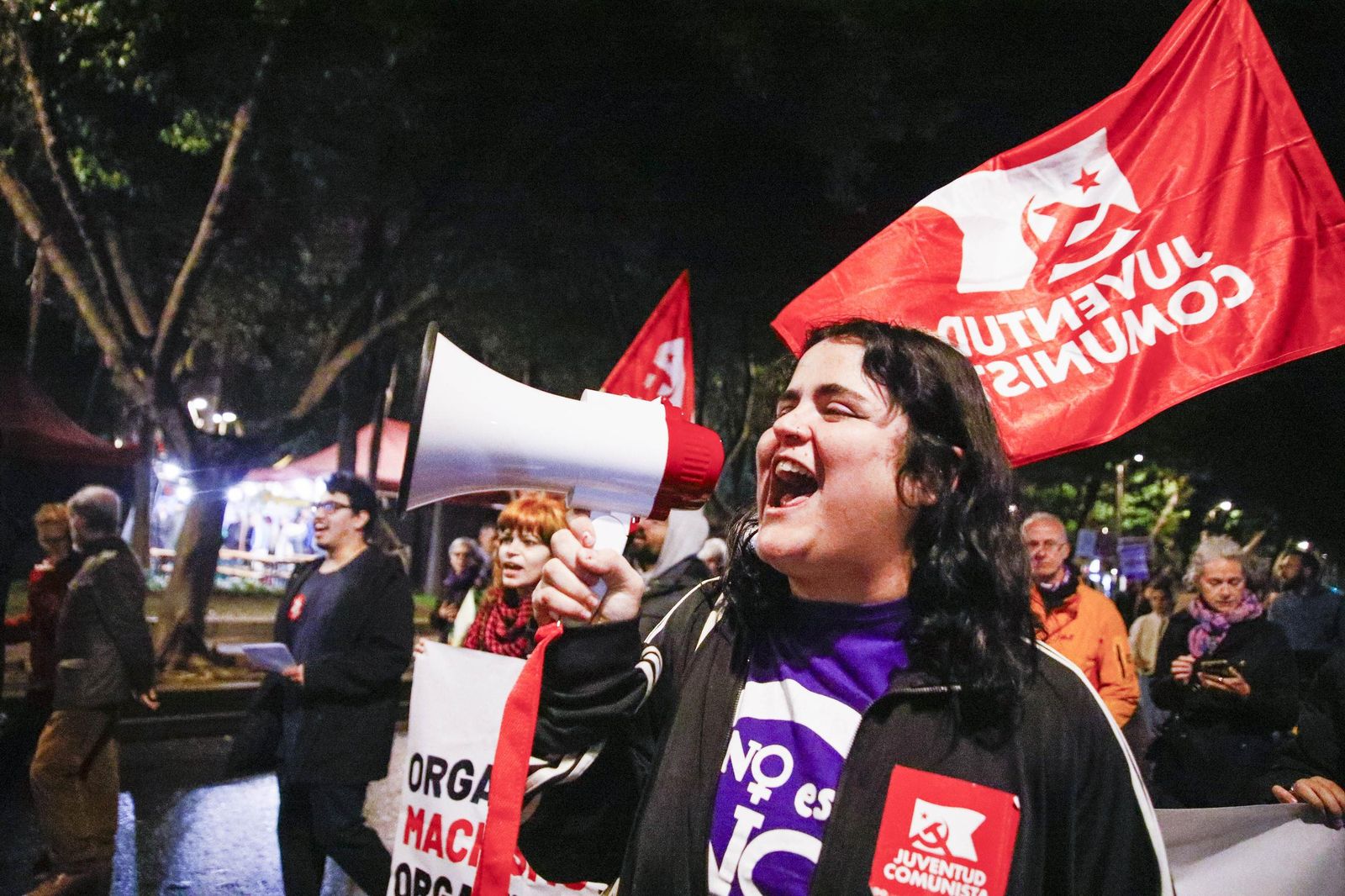 Las imágenes de la manifestación realizada por Asamblea Feminista 8M en Almería