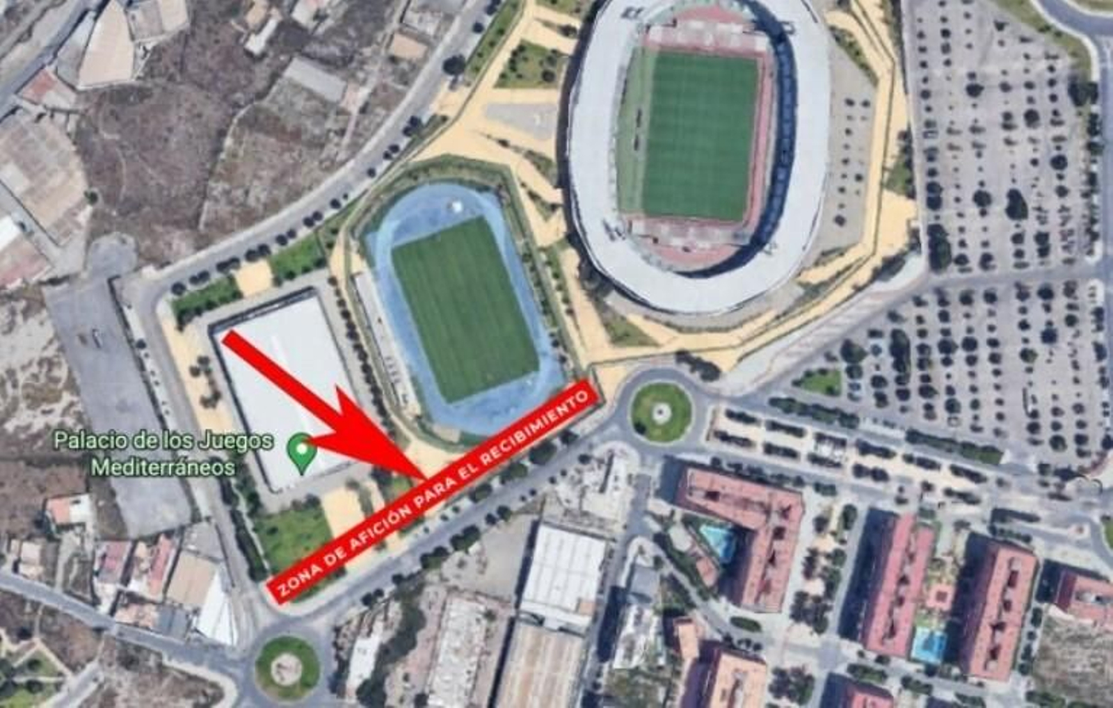 Plano facilitado por el club.