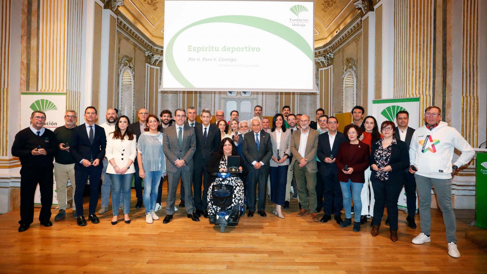La Fundación Unicaja reconoce el trabajo de los clubes.