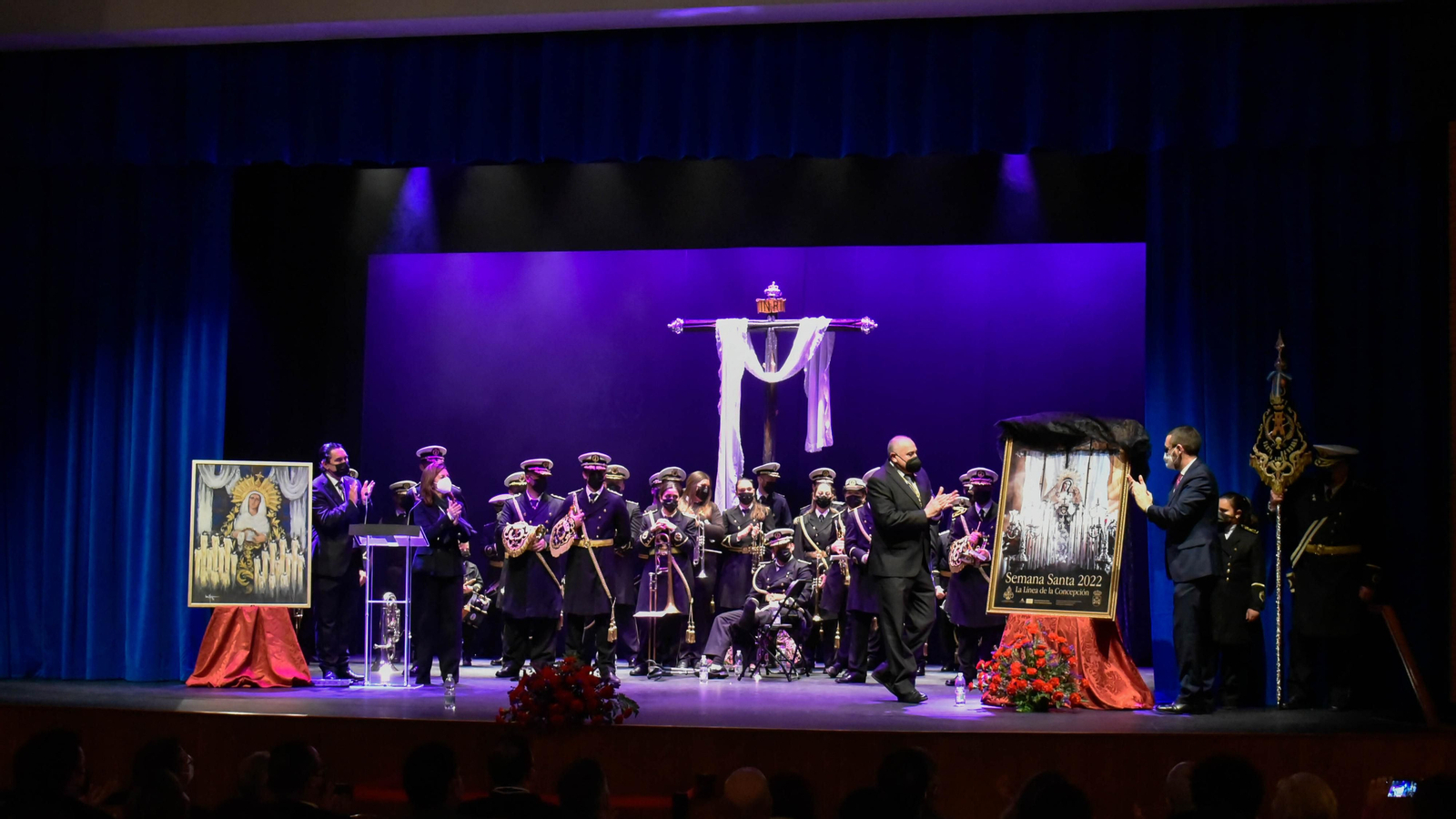 Las fotos de la presentación del cartel de la Semana Santa 2022 de La Línea