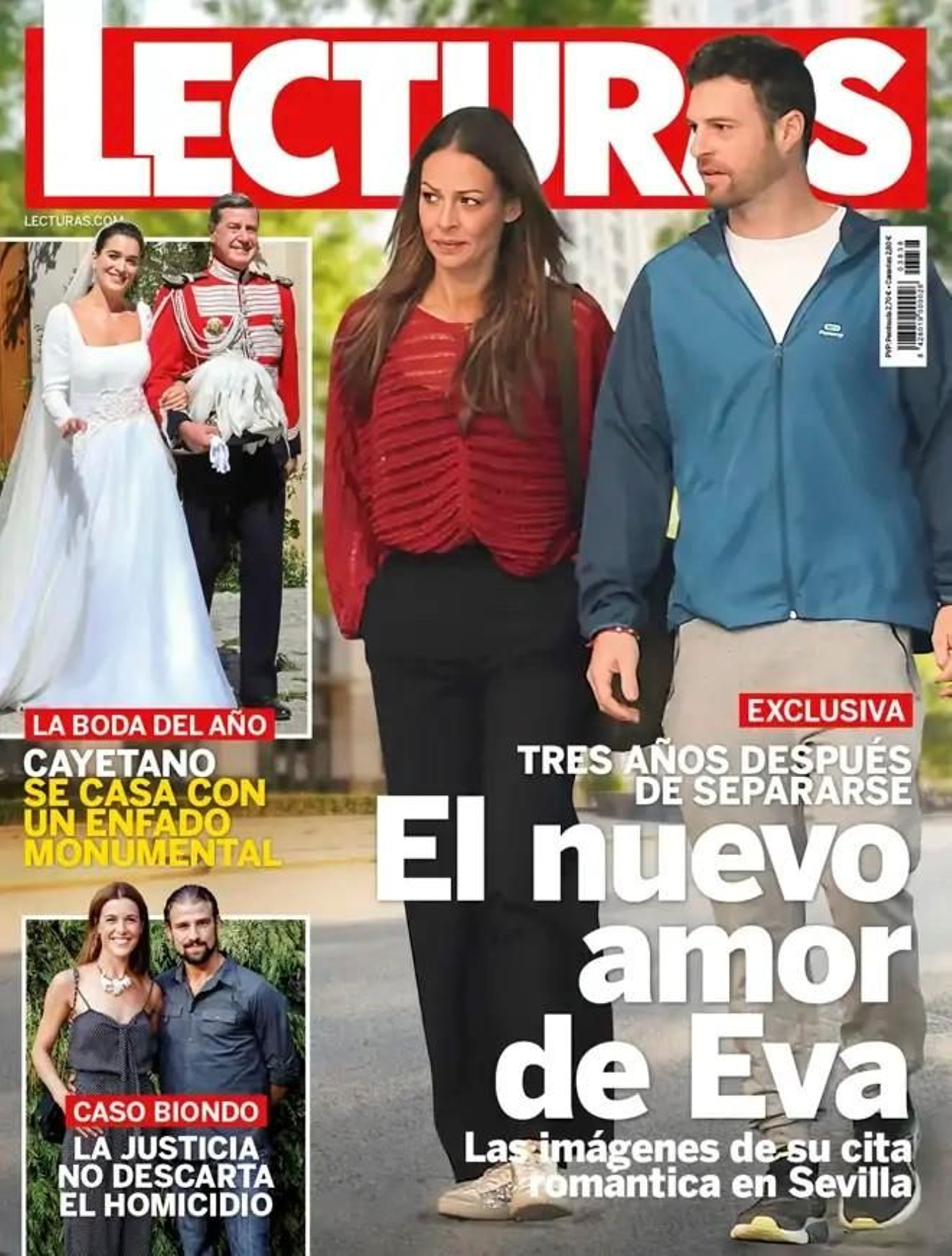 Eva González en la portda de 'Lecturas' con el hombre con el que ha sido vista por Sevilla