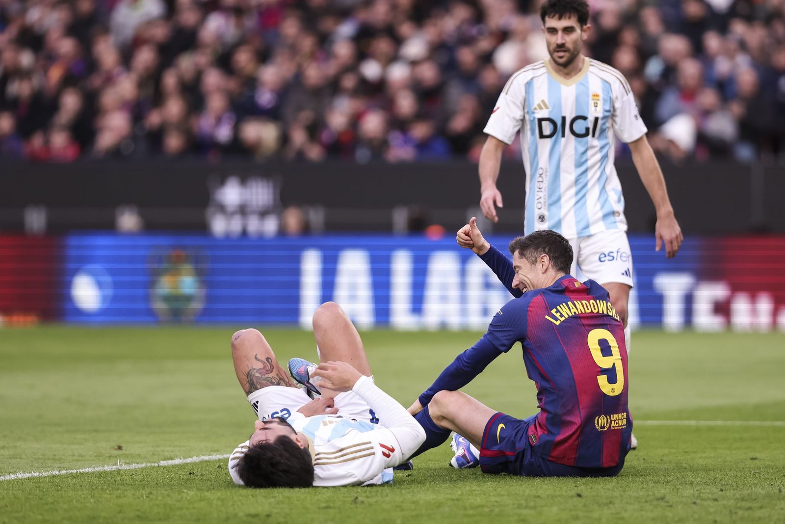 Las fotos del Barcelona-Oviedo