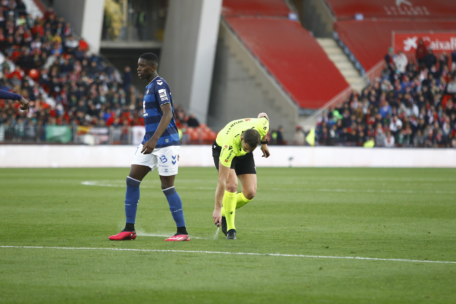 Imágenes del partido de fútbol U.D. Almería-Real Betis Balompié