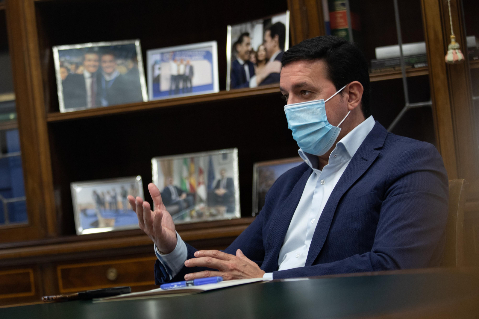 Javier Aureliano García, presidente de la Diputación Provincial de Almería.