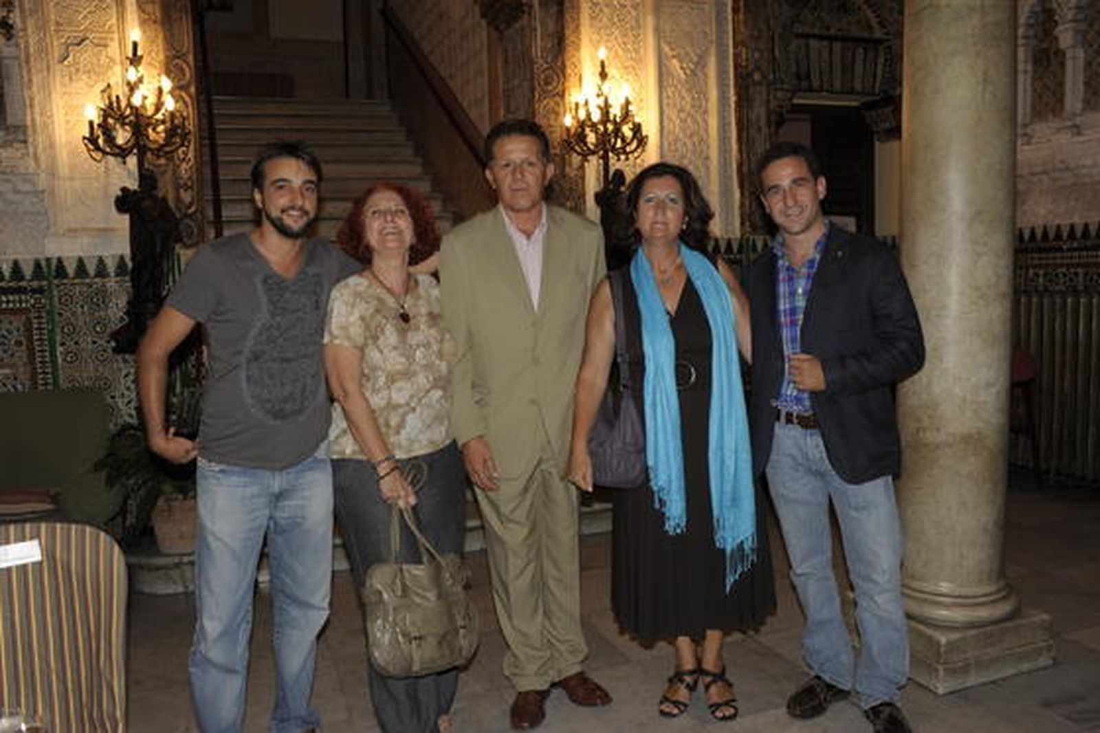 José Antonio Díaz Hernández, Cristina Díaz-Pinés, el parlamentario andaluz José Luis Blanco, Inmaculada Pastor y José Vera.

Foto: Joaquin Hernandez Kiki