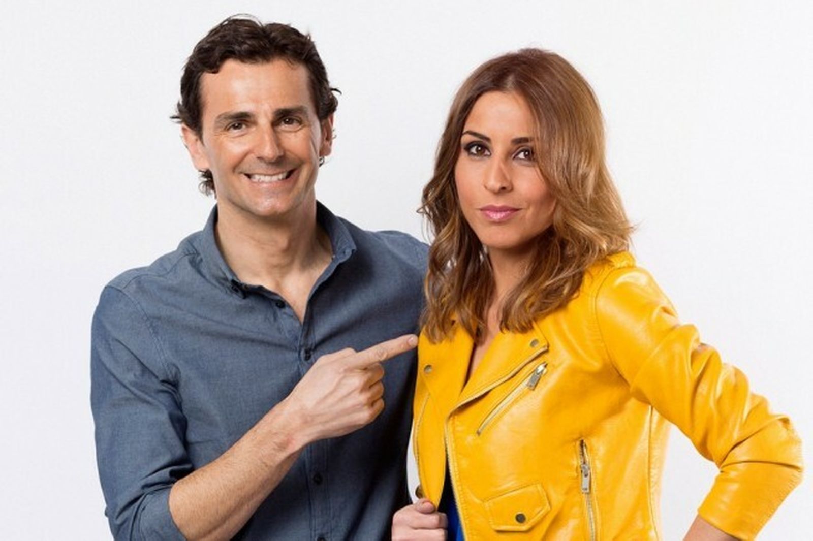 Pedro de la Rosa y Noemí de Miguel, comentaristas de la Fórmula 1 en Movistar +