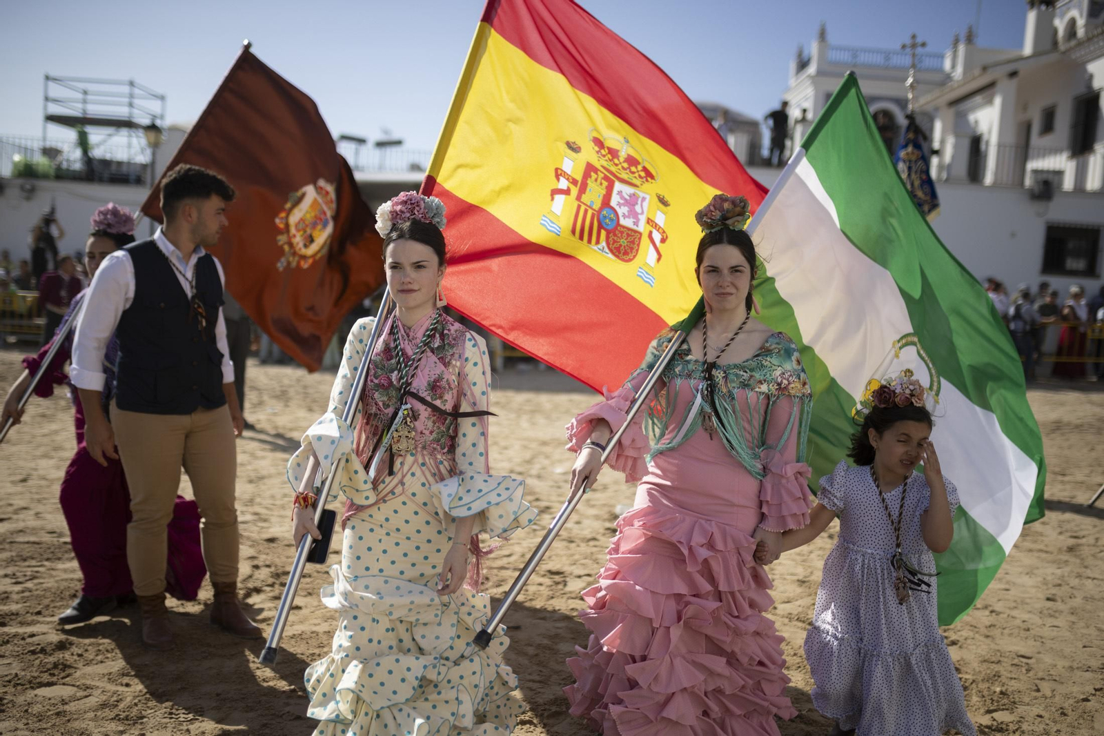 Imágenes de las primeras presentaciones de las hermandades de El Rocío 2024