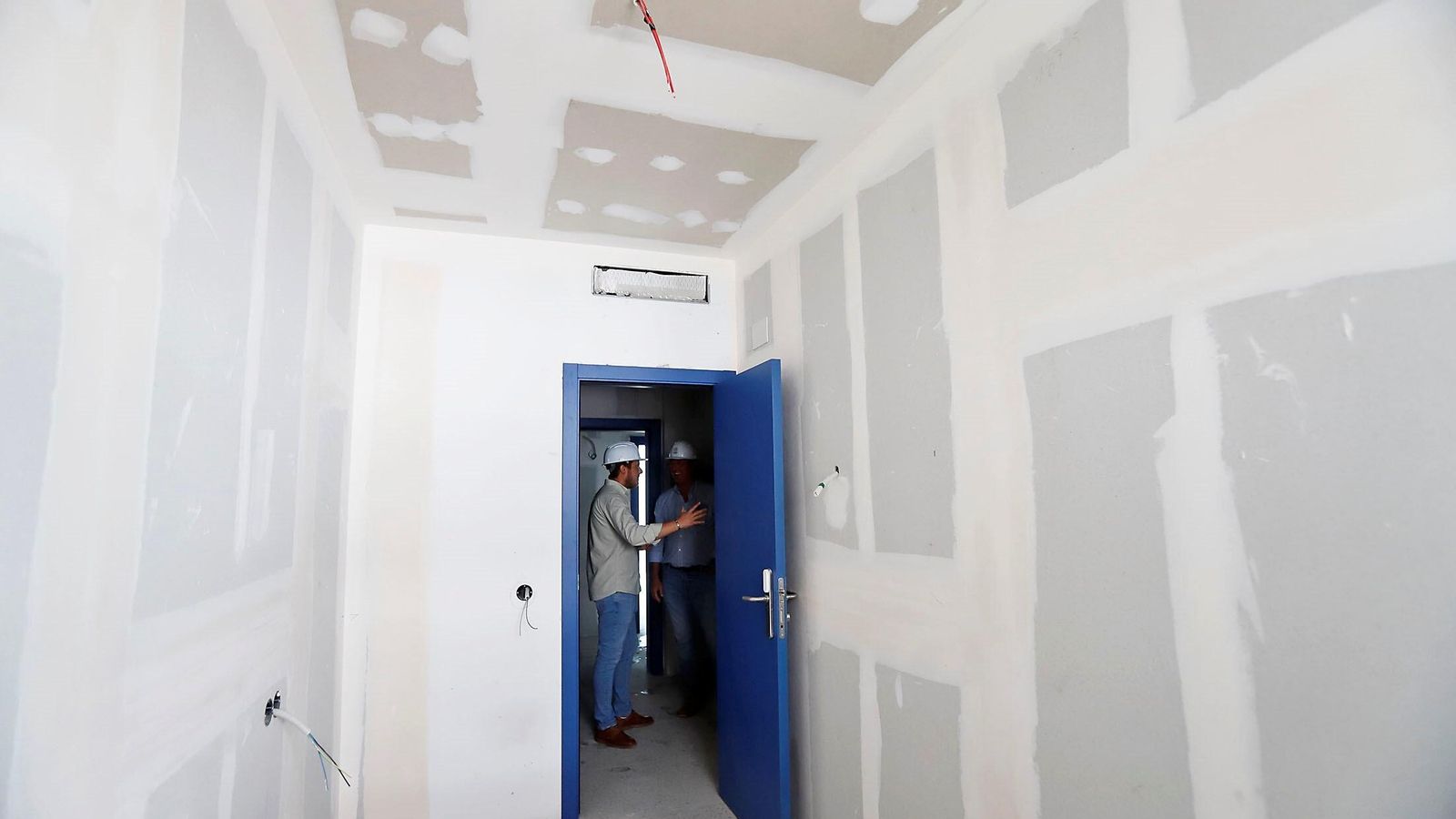 Imágenes de las obras de la residencia de estudiantes de Huelva