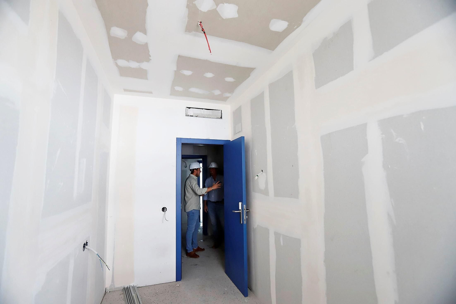 Imágenes de las obras de la residencia de estudiantes de Huelva