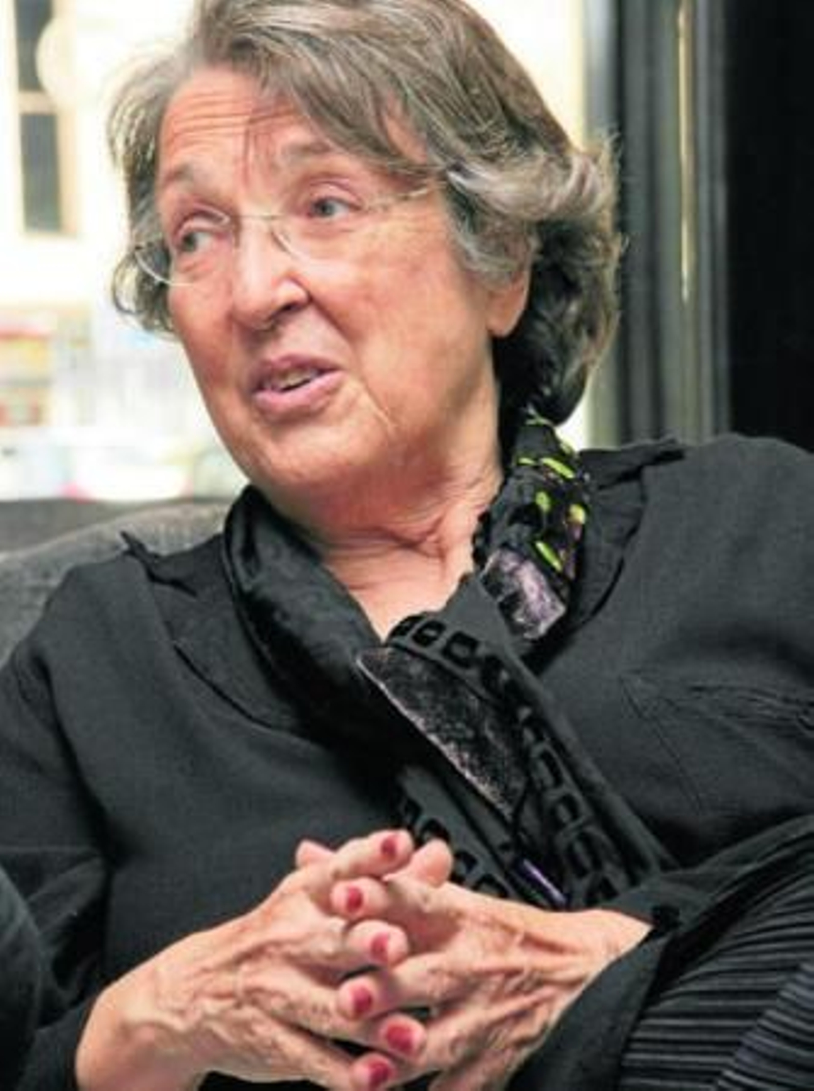 Esther Tusquets en Sevilla, durante la presentación de una de sus últimas obras.