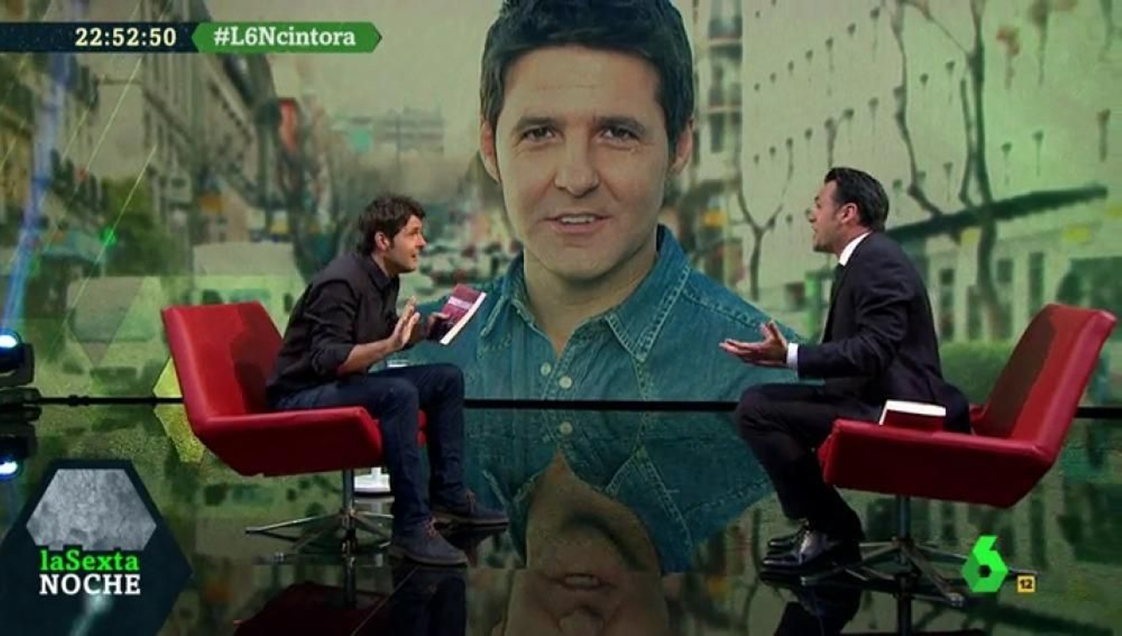 Jesús Cintora en una entrevista en 'La Sexta Noche'