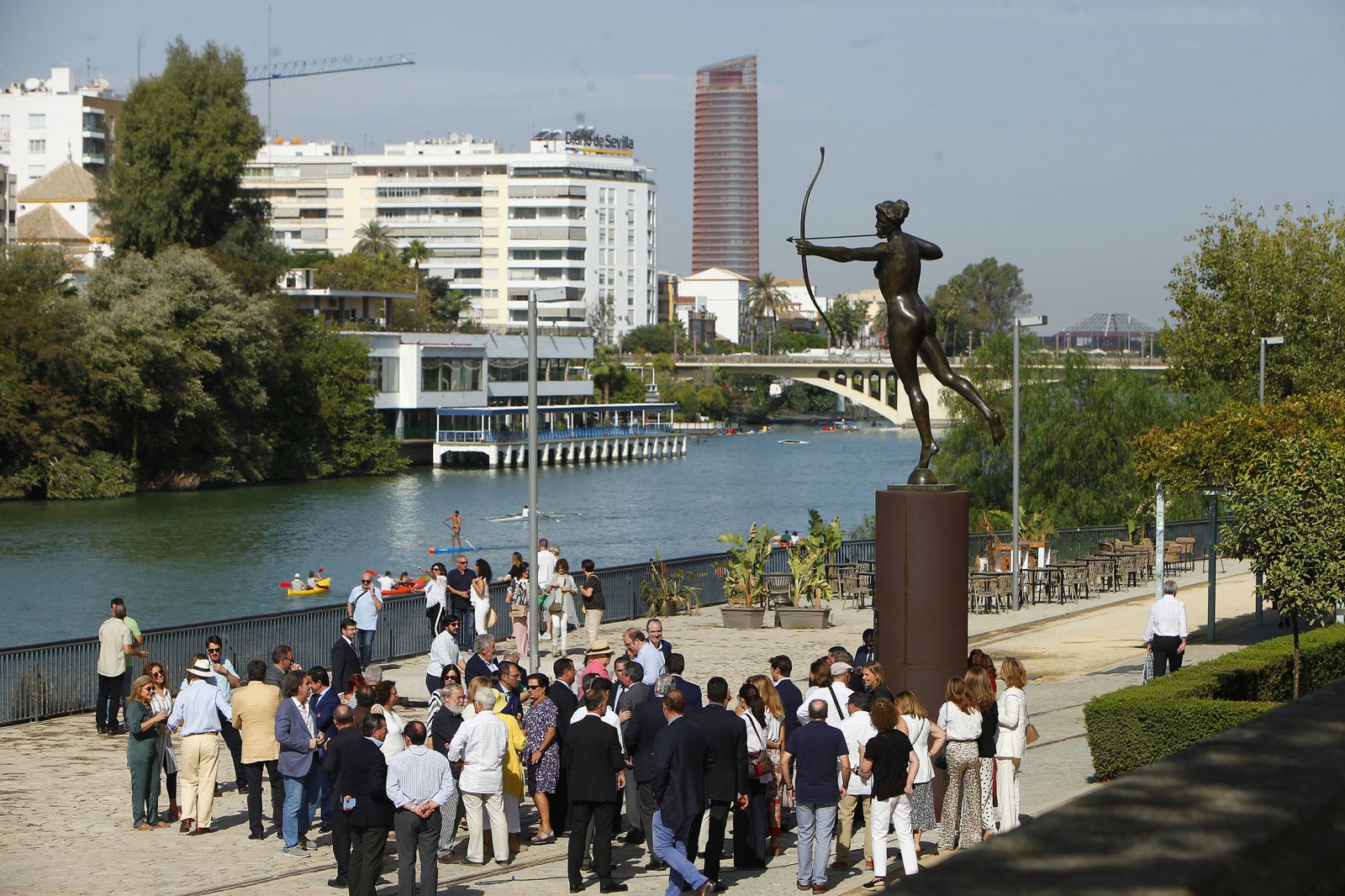 Diana Cazadora en el muelle de Nueva York