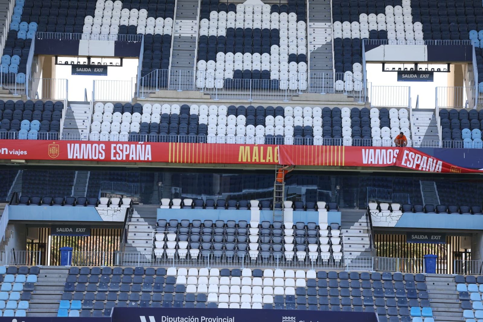 España-Suecia de la UEFA Women's Nations League: La Rosaleda se engalana