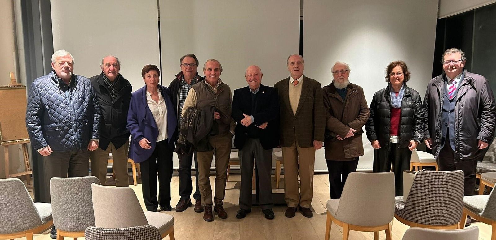 Pascual Cervera, Francisco Pérez Aguilar, Juani García, Carlos Sánchez-Polack, Jesús González-Aller, Jaime Rocha, Guillermo Cervera, Carlos Díaz, Marisa Viaña y José Antonio Aldayturriaga.