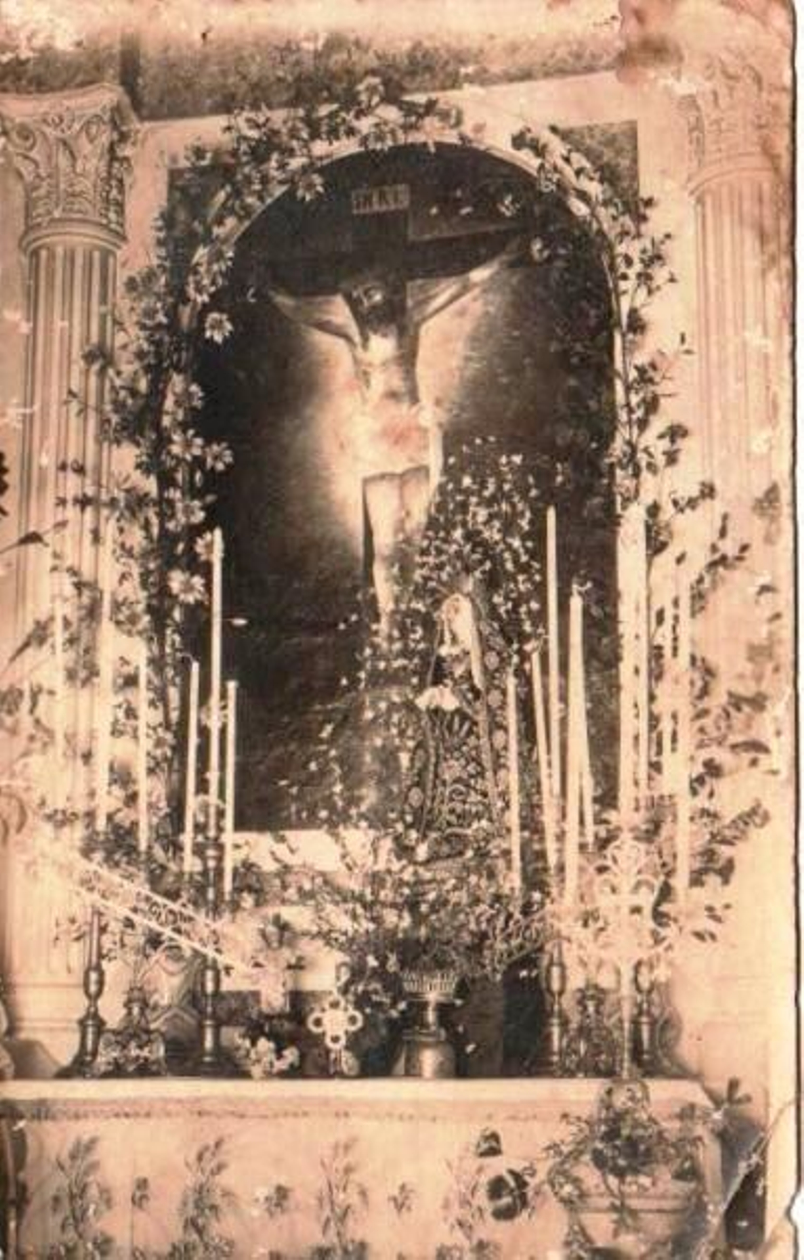 El Cristo del patio. El Cristo del patio.