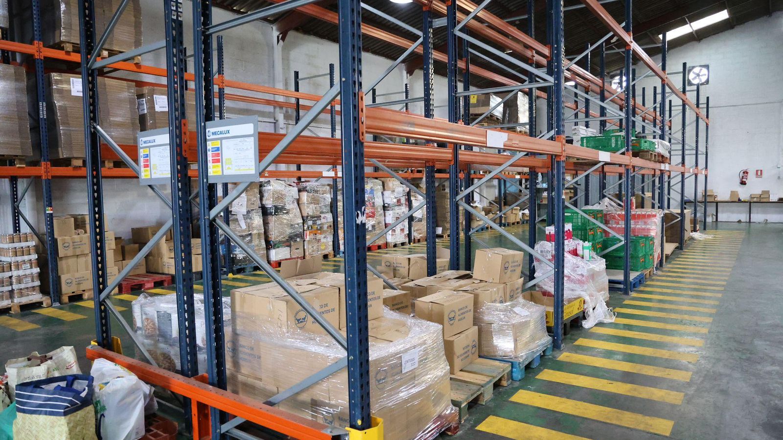 Almacenes del Bando de Alimentos de Huelva.