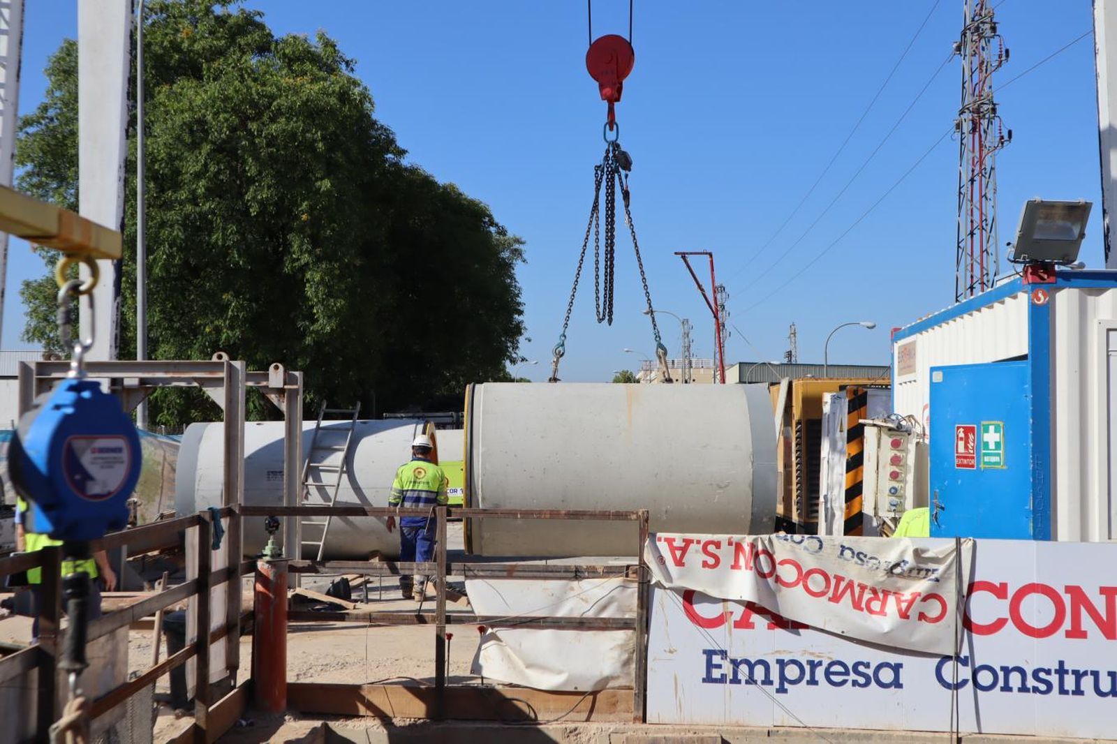 Detalle de las obras.